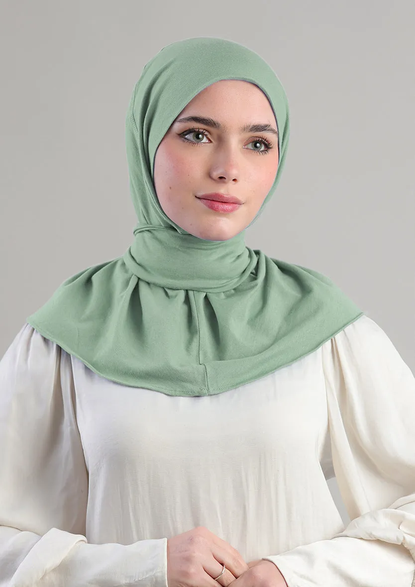 Snap Hijab-Plain Jersey Cotton