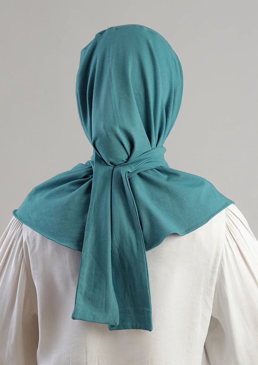 Snap Hijab-Plain Jersey Cotton