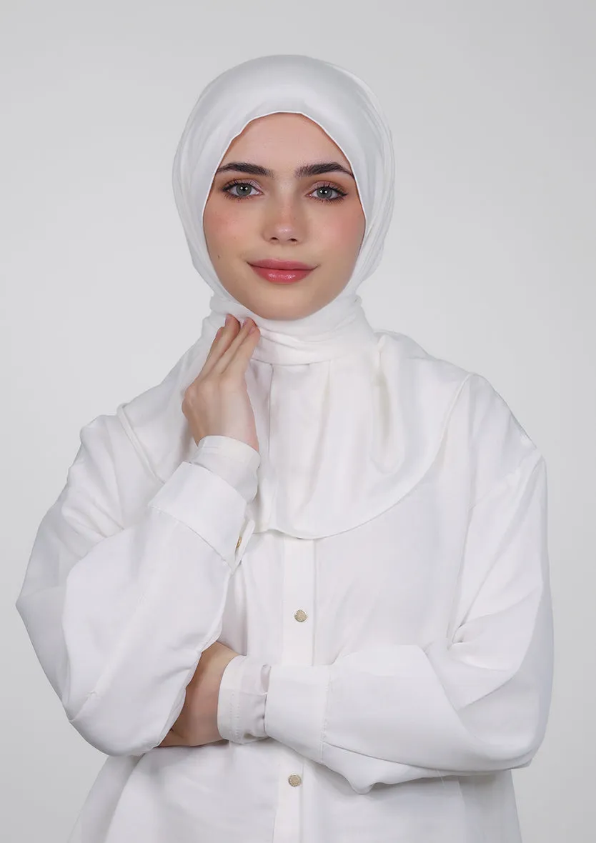 Snap Hijab-Plain Jersey Cotton