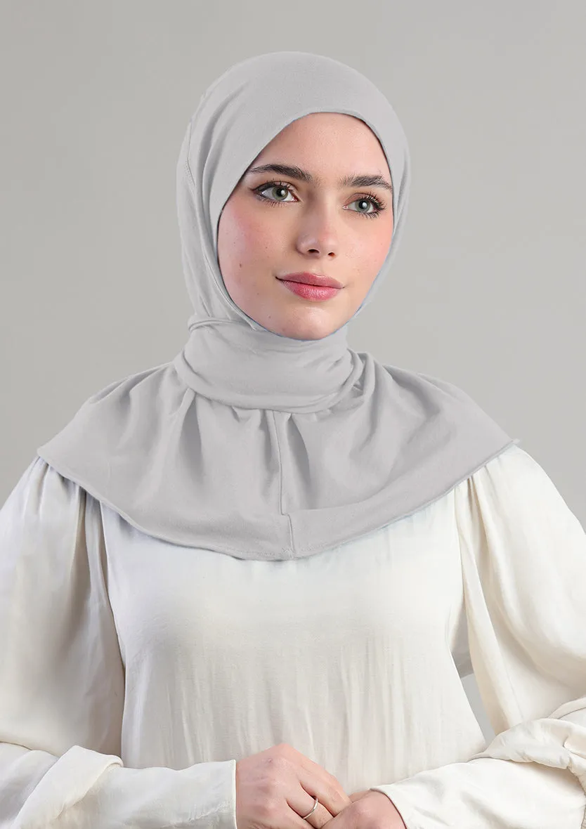 Snap Hijab-Plain Jersey Cotton