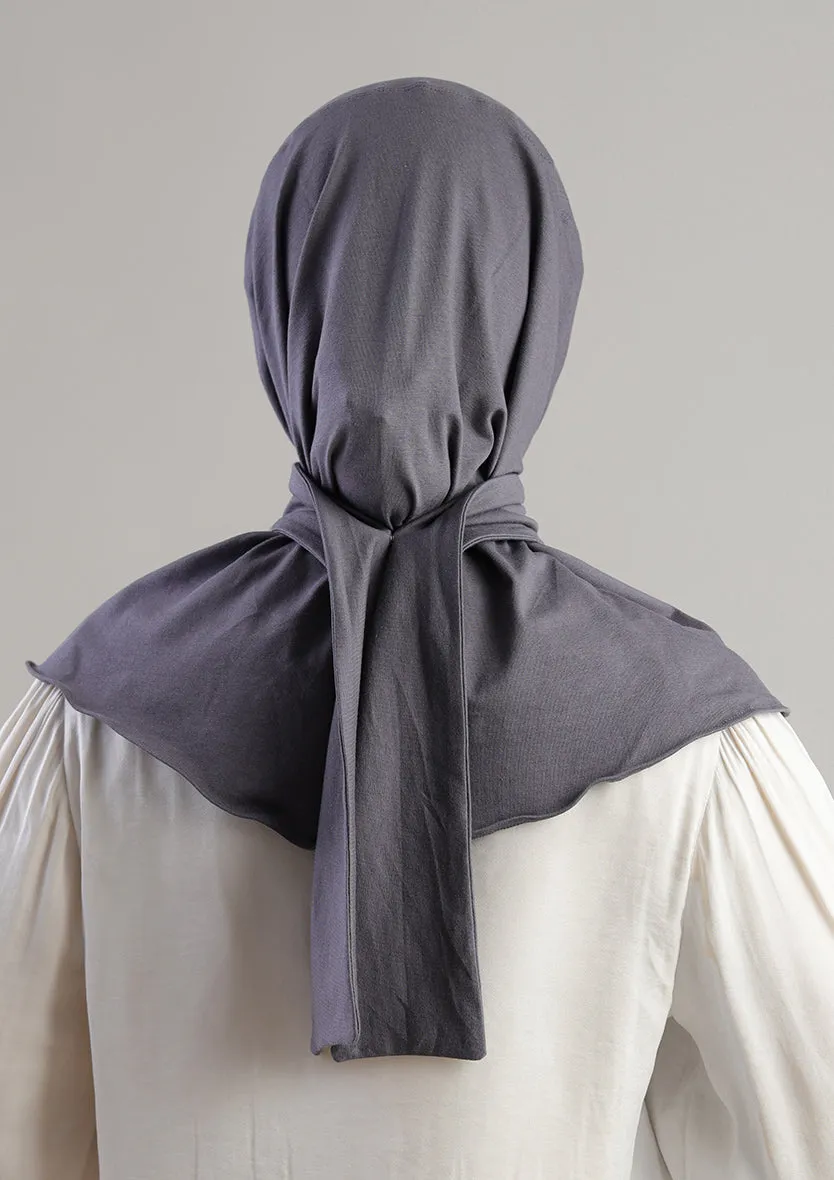 Snap Hijab-Plain Jersey Cotton