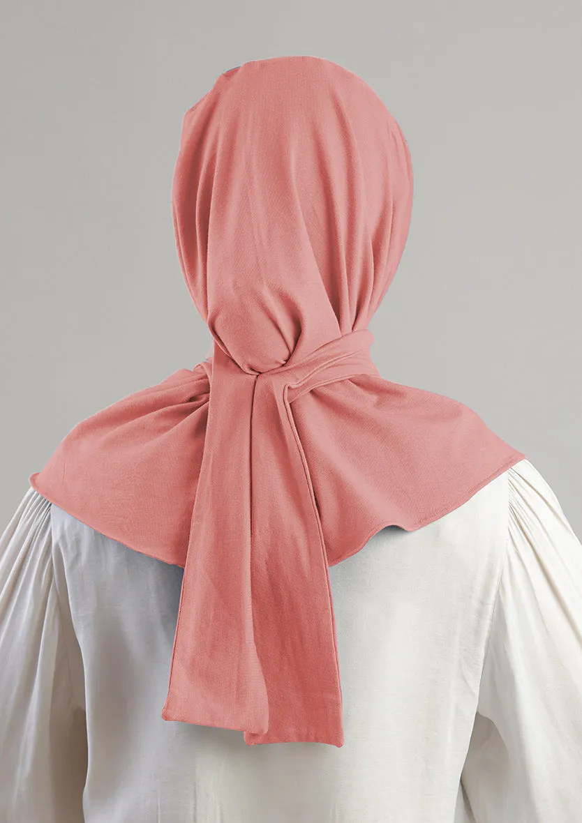 Snap Hijab-Plain Jersey Cotton