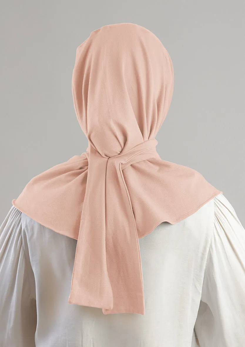Snap Hijab-Plain Jersey Cotton