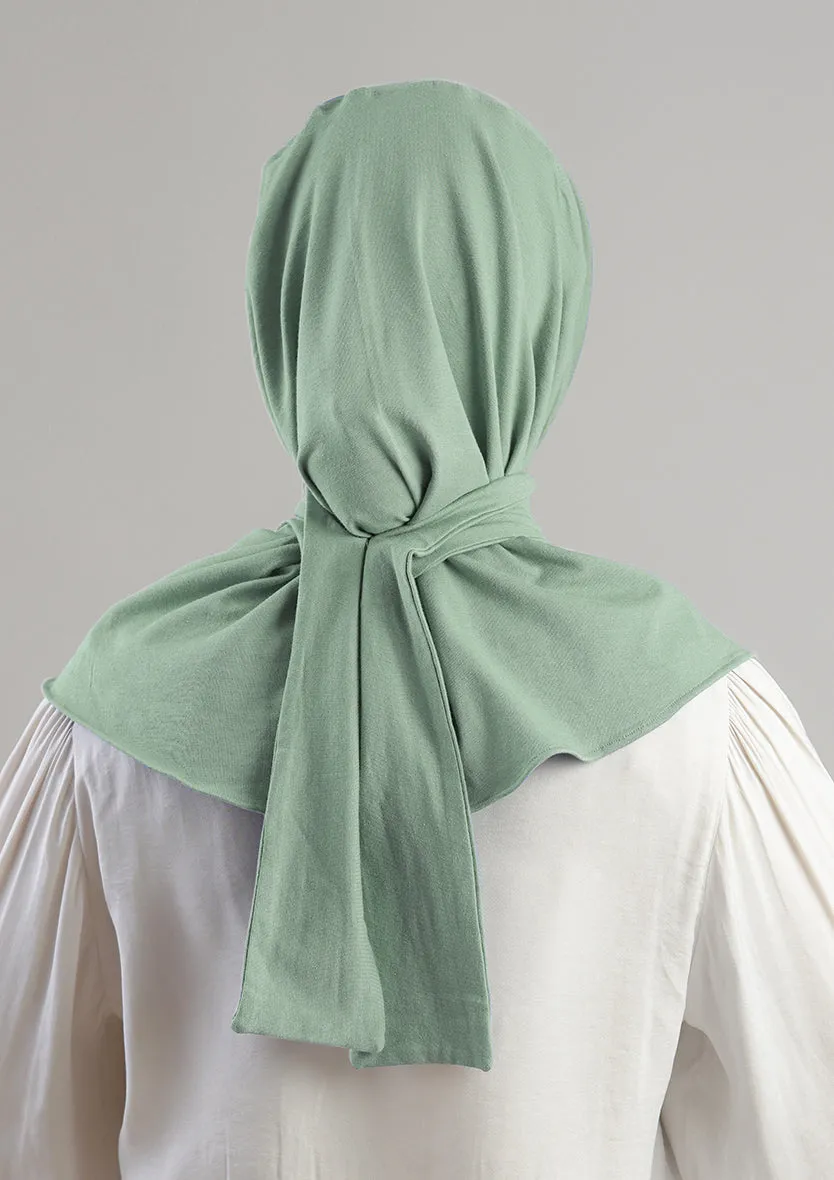 Snap Hijab-Plain Jersey Cotton
