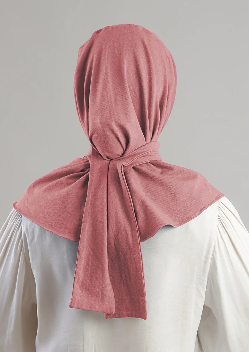 Snap Hijab-Plain Jersey Cotton