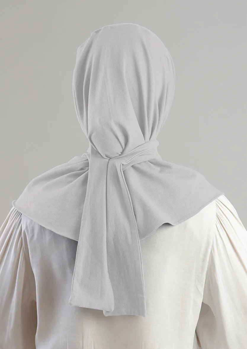 Snap Hijab-Plain Jersey Cotton