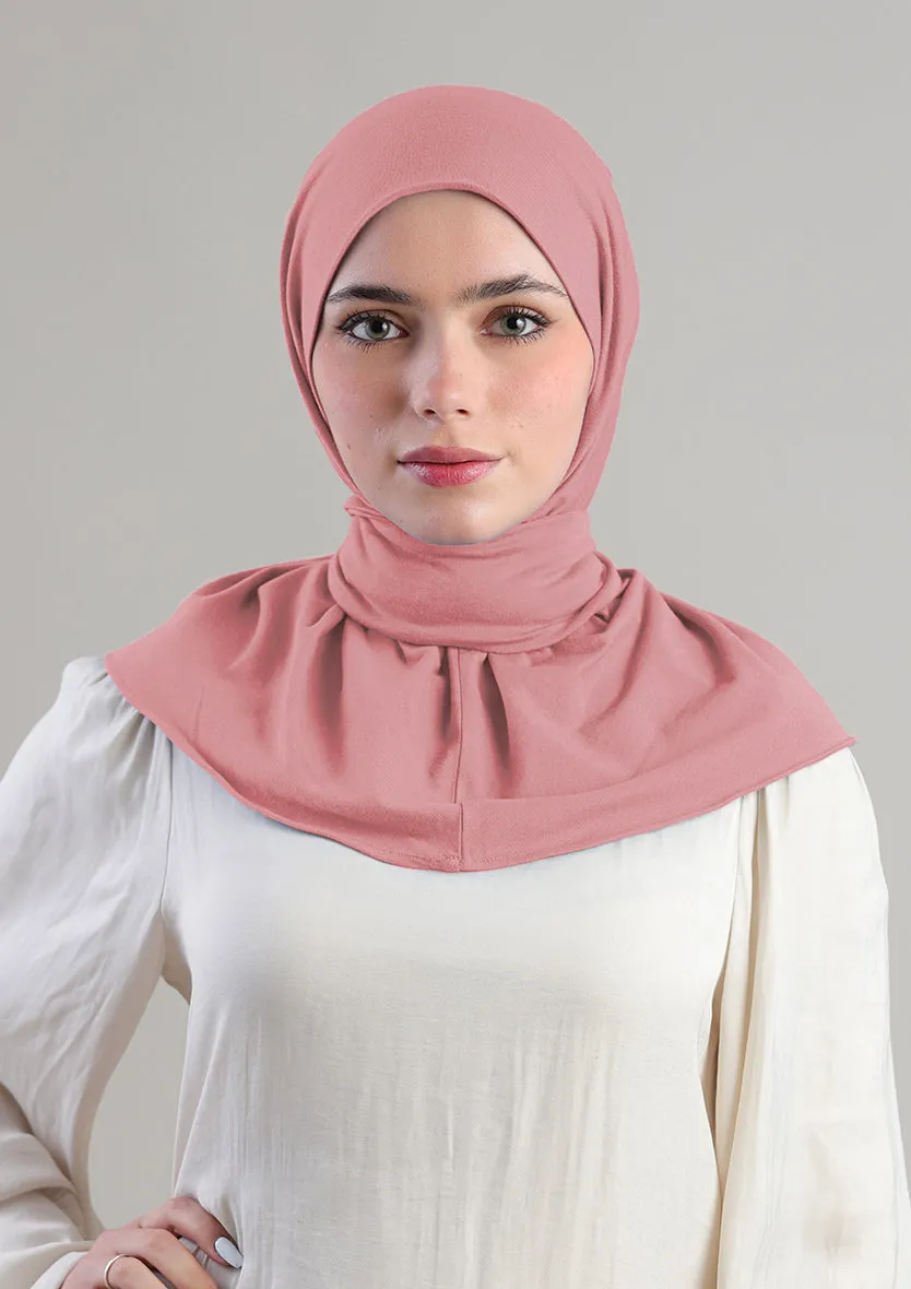Snap Hijab-Plain Jersey Cotton