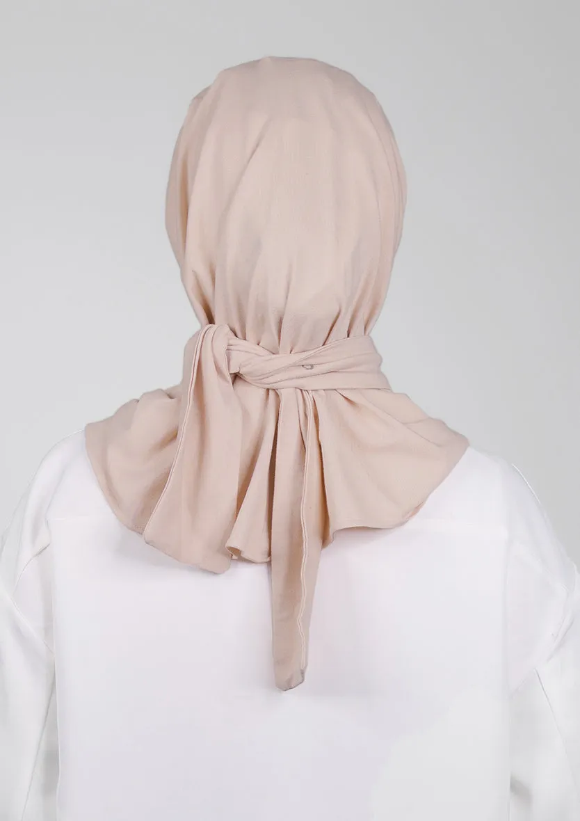 Snap Hijab-Plain Jersey Cotton