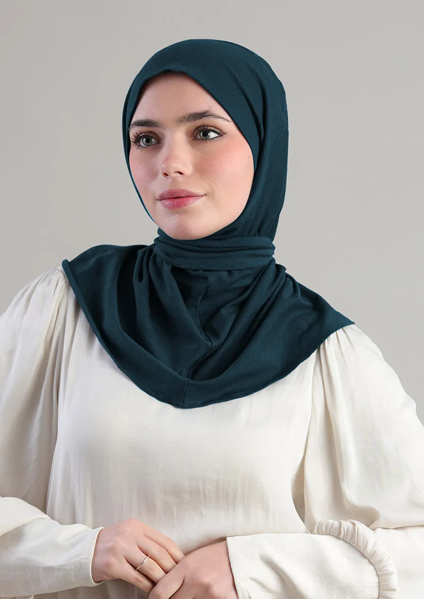 Snap Hijab-Plain Jersey Cotton