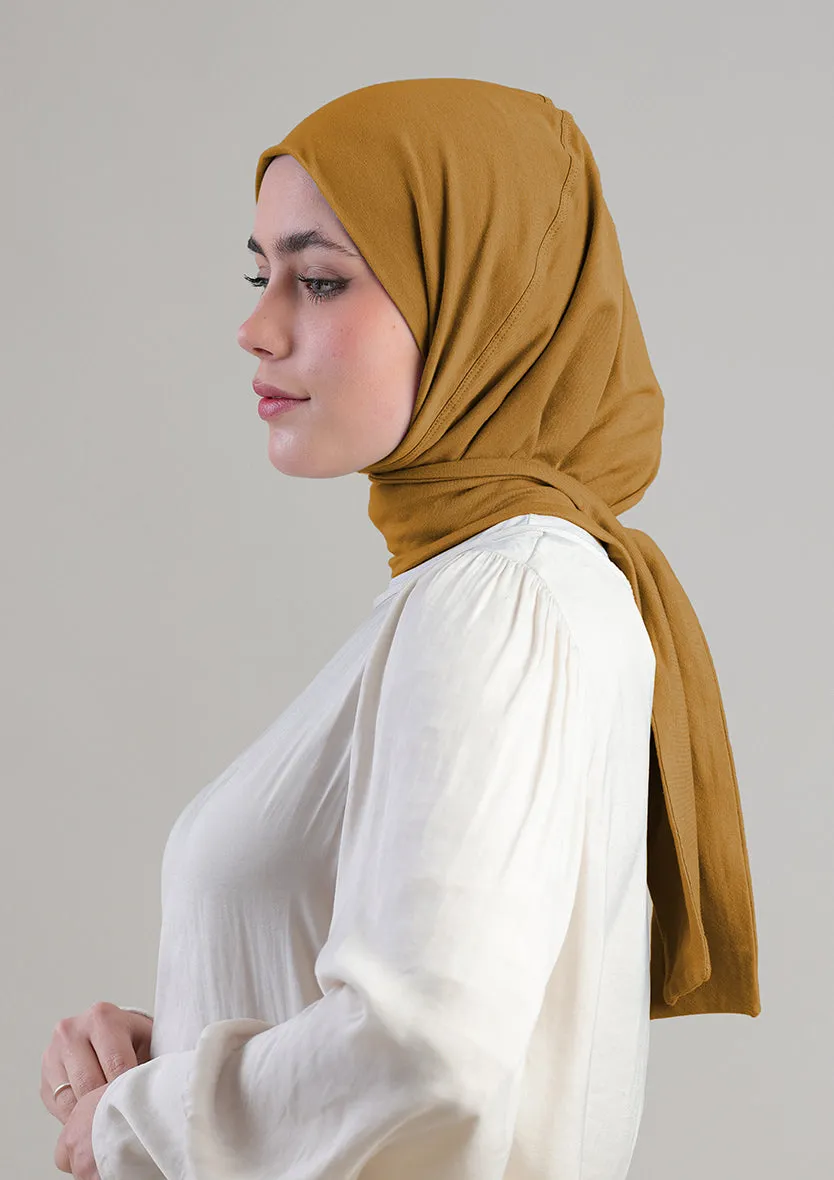 Snap Hijab-Plain Jersey Cotton