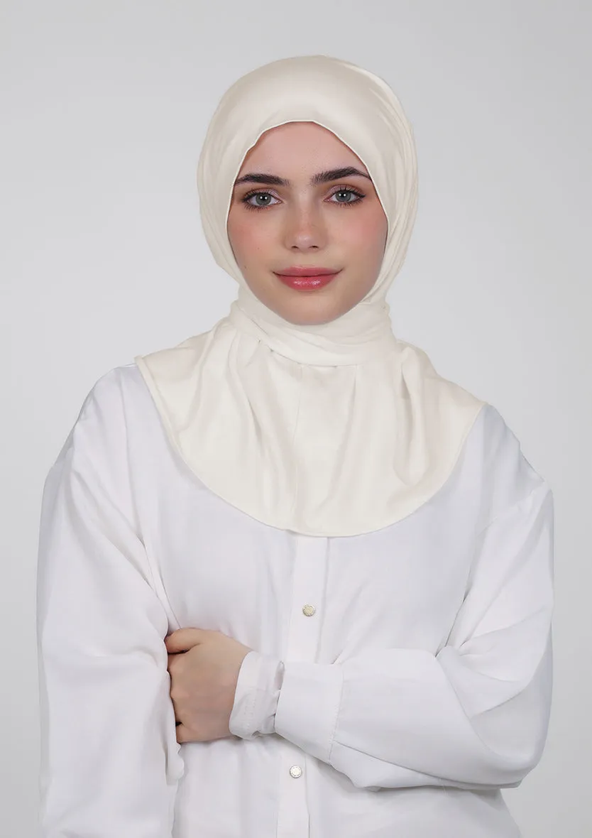 Snap Hijab-Plain Jersey Cotton