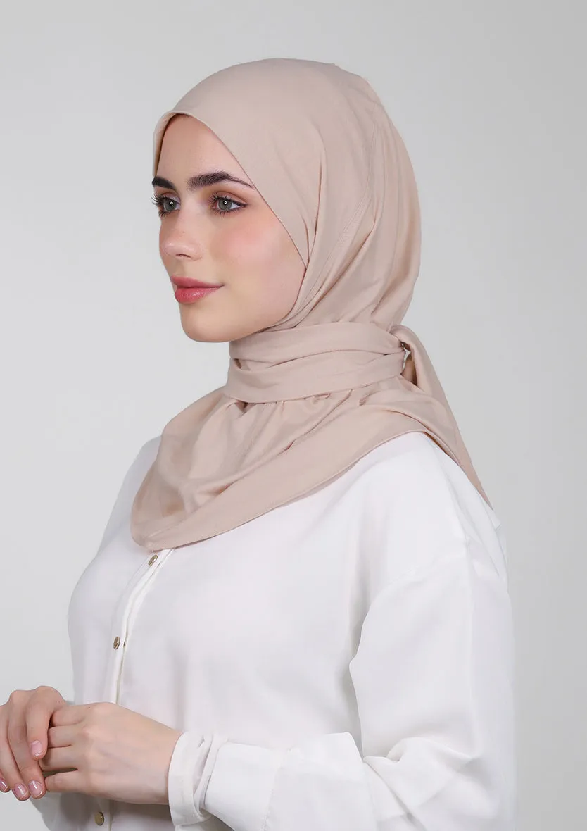 Snap Hijab-Plain Jersey Cotton