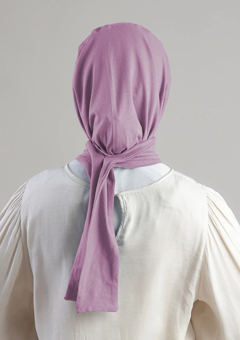 Snap Hijab-Plain Jersey Cotton