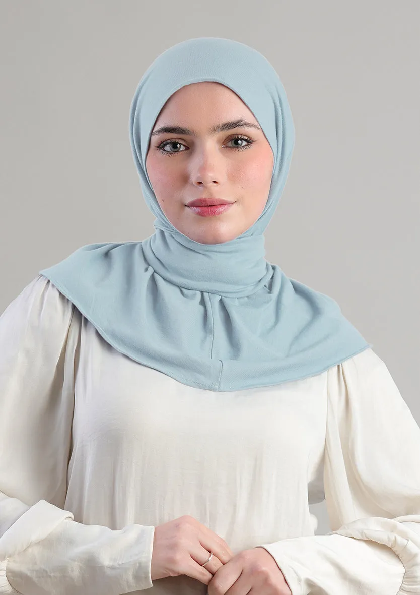 Snap Hijab-Plain Jersey Cotton