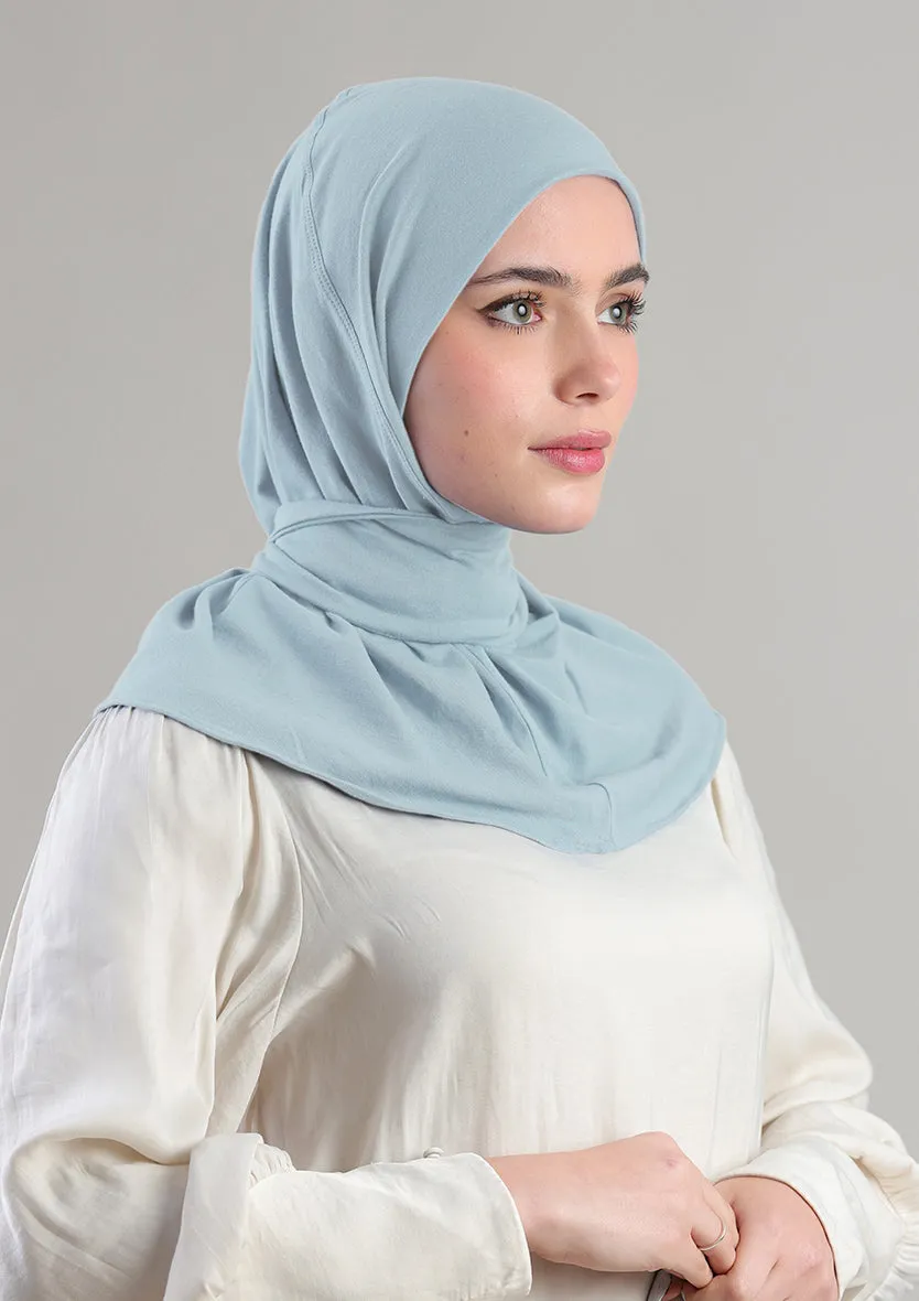 Snap Hijab-Plain Jersey Cotton