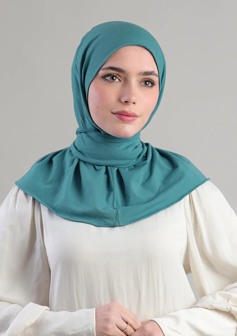 Snap Hijab-Plain Jersey Cotton