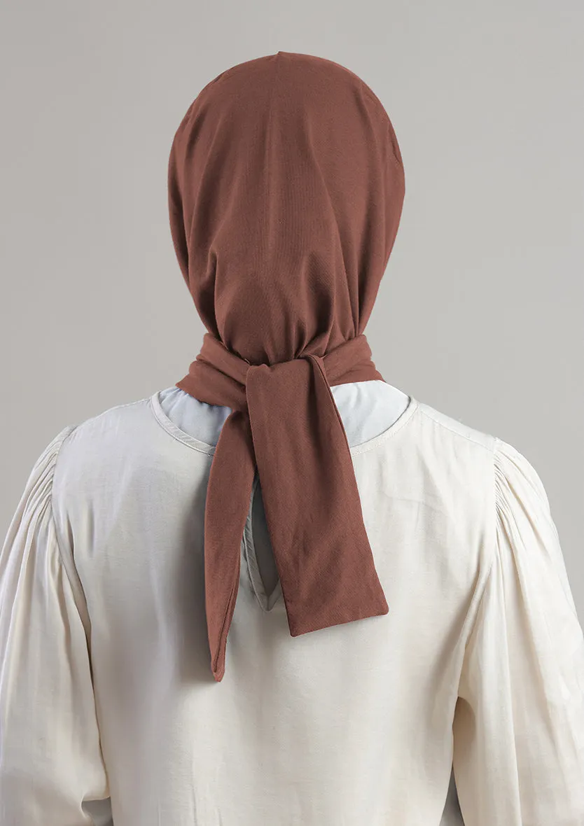 Snap Hijab-Plain Jersey Cotton