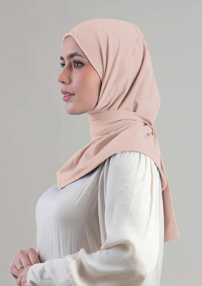 Snap Hijab-Plain Jersey Cotton