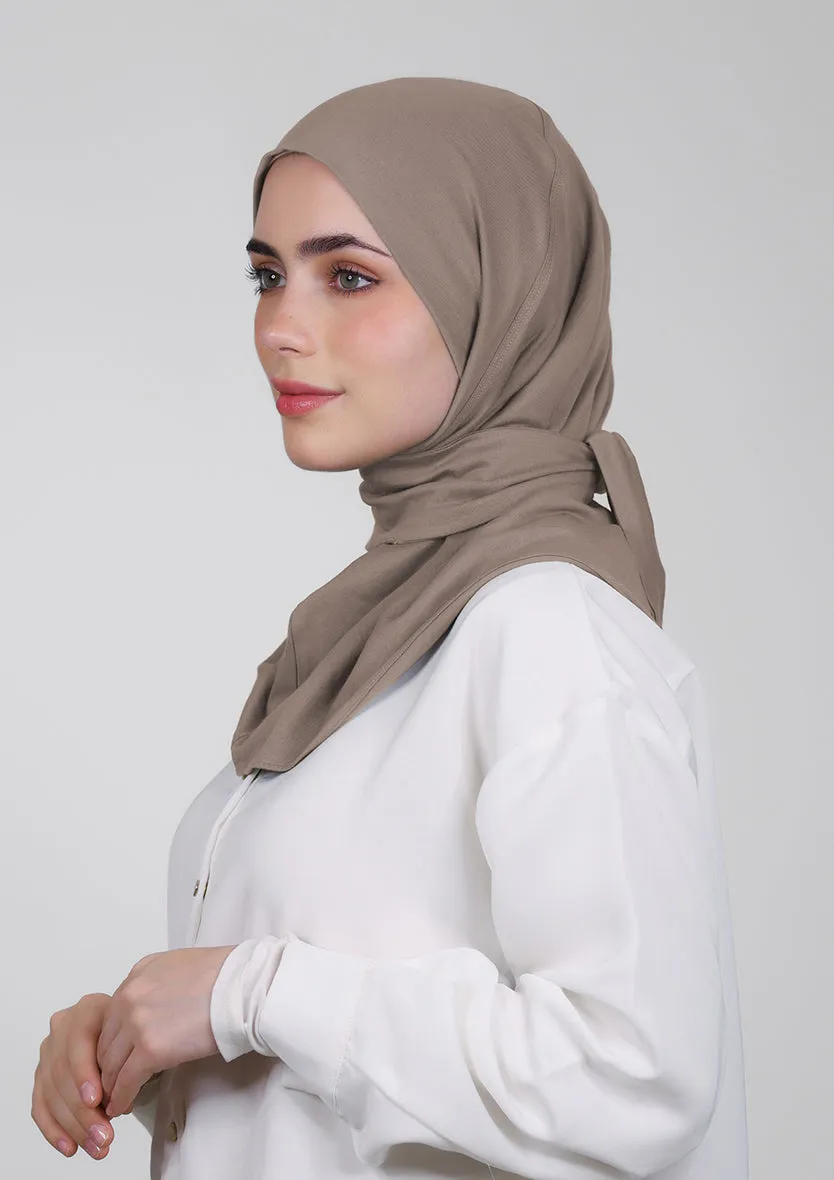 Snap Hijab-Plain Jersey Cotton
