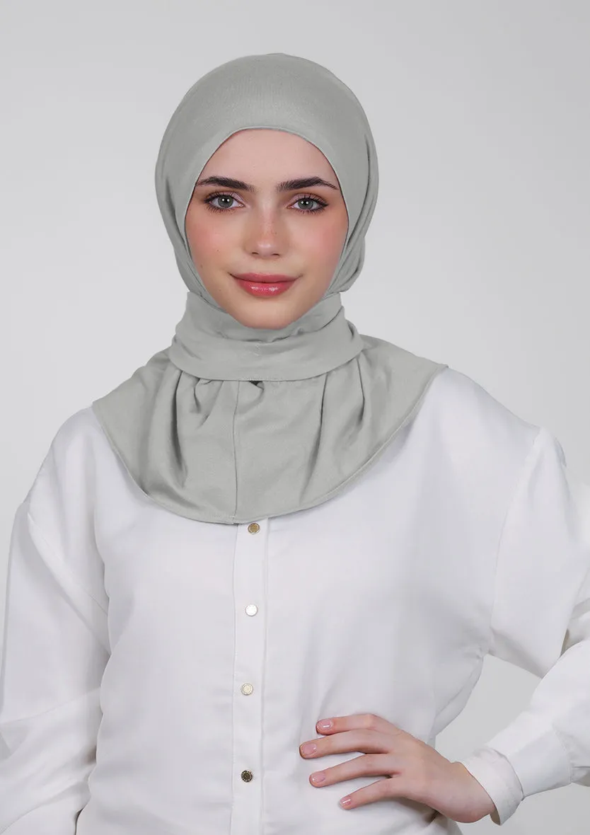 Snap Hijab-Plain Jersey Cotton