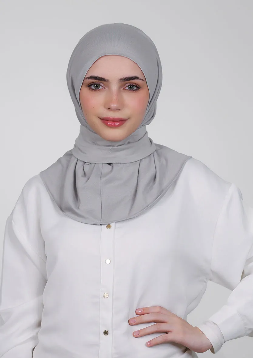 Snap Hijab-Plain Jersey Cotton