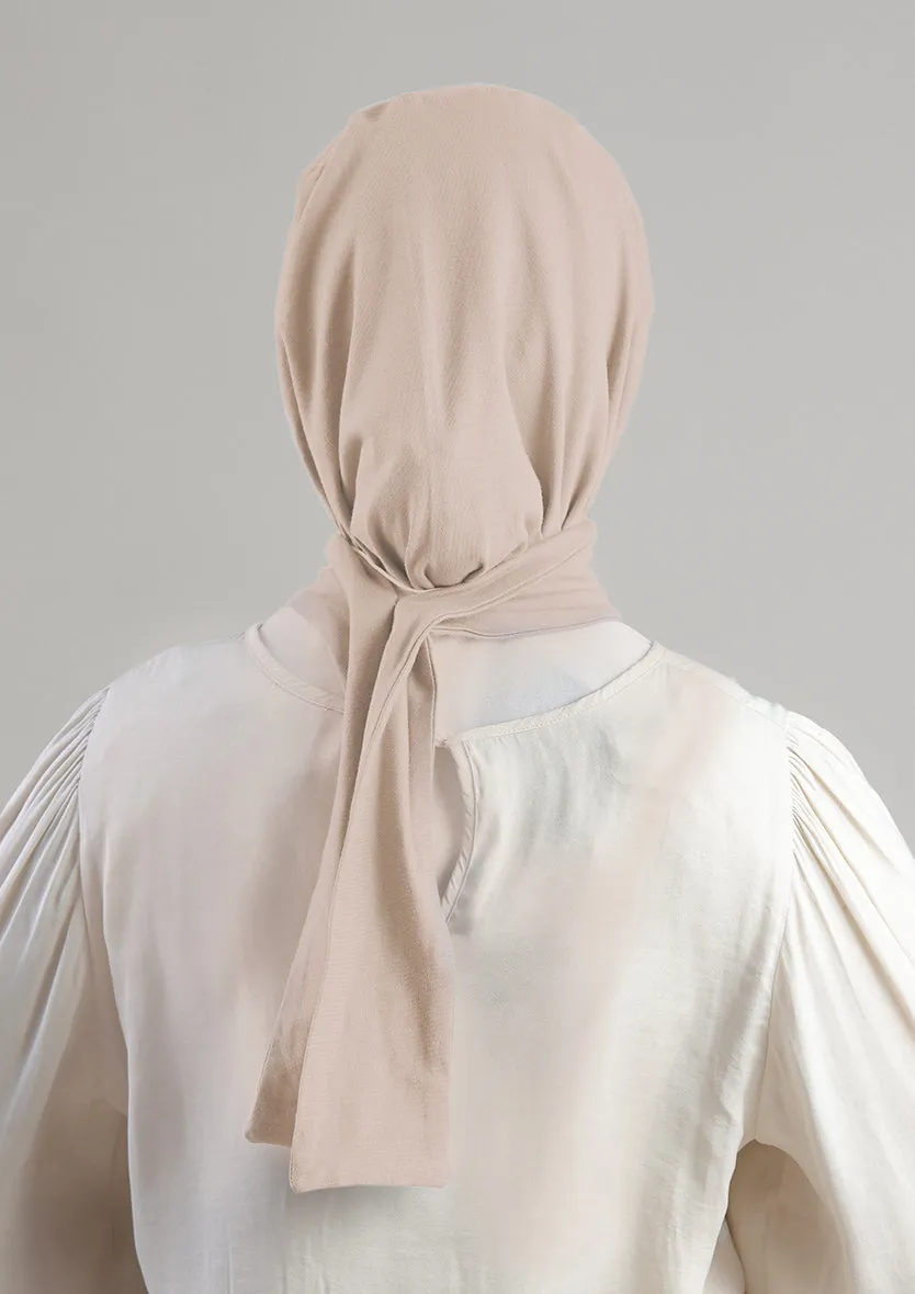 Snap Hijab-Plain Jersey Cotton
