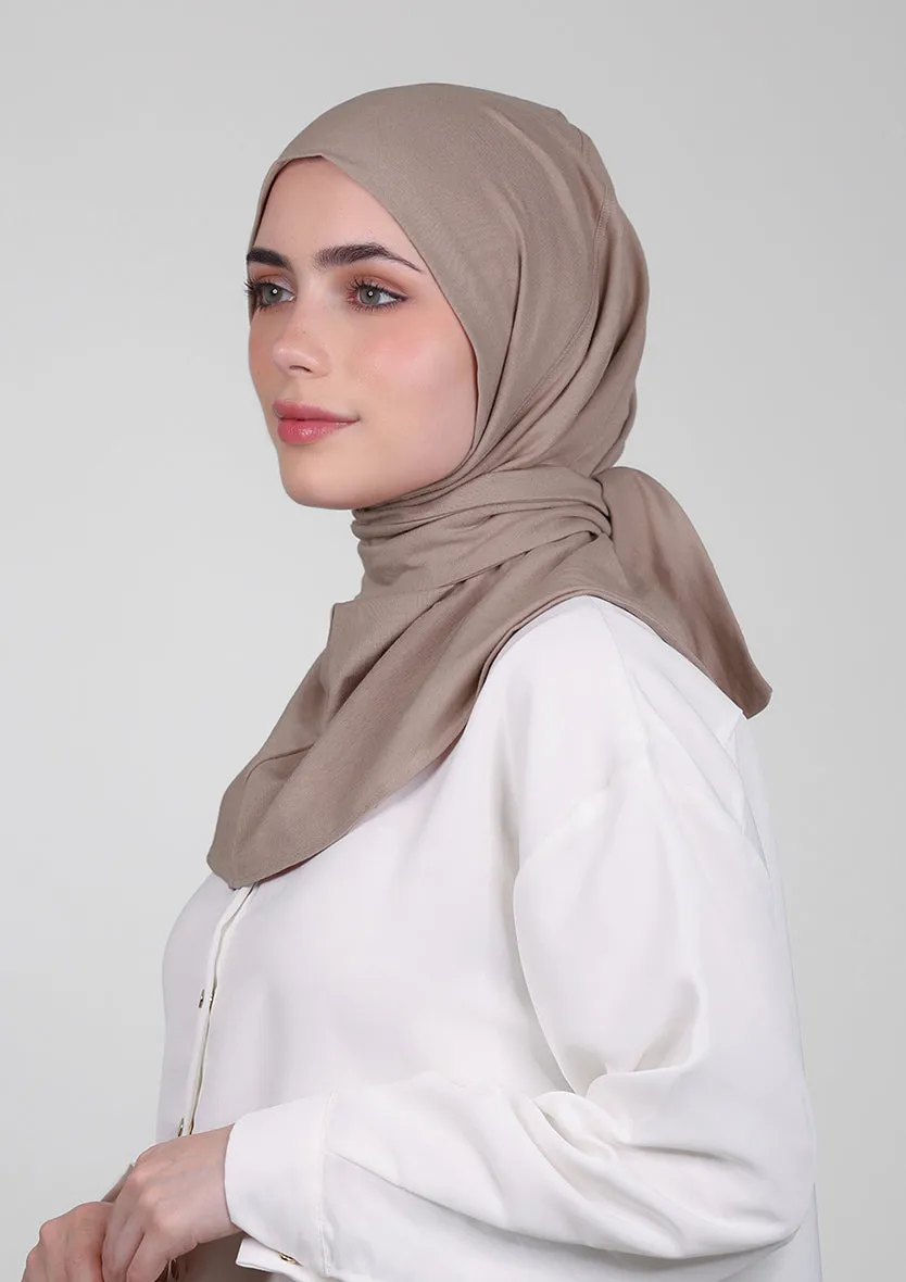 Snap Hijab-Plain Jersey Cotton