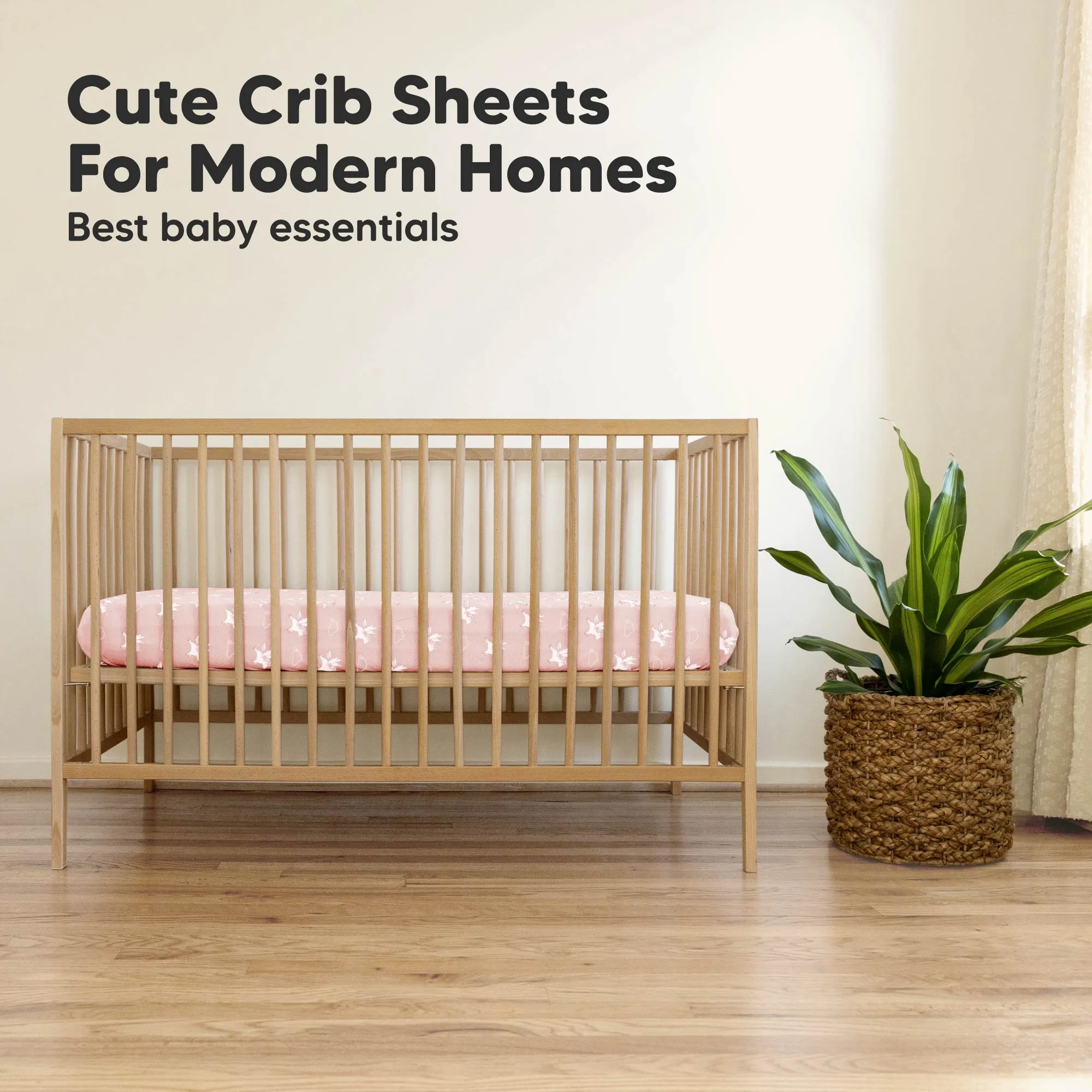 Soothe Fitted Crib Sheet (Dreamland)