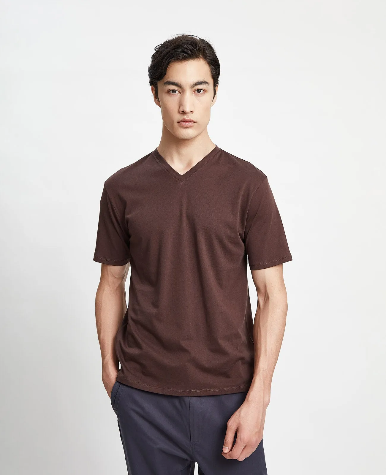 Supima V Neck Tee