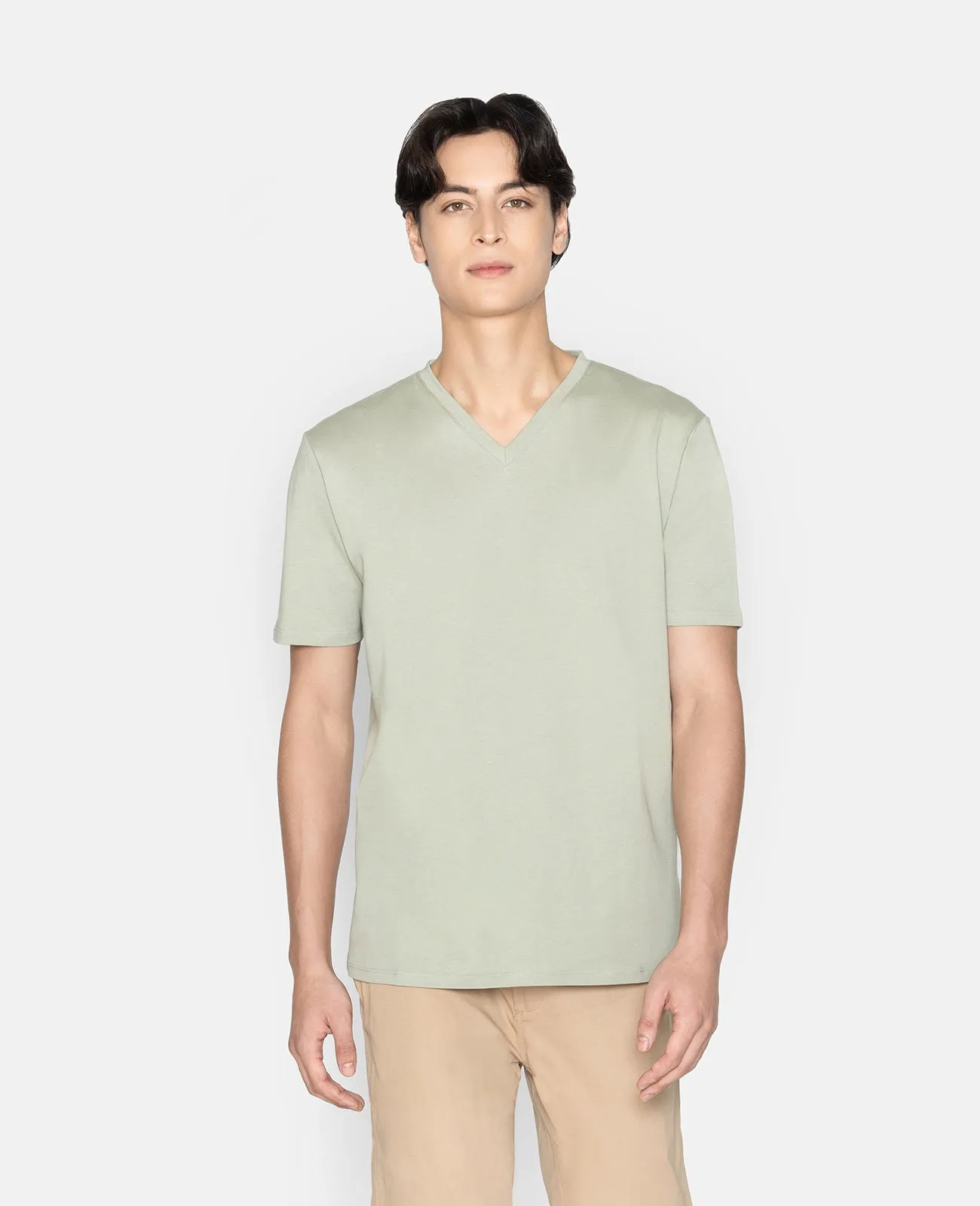 Supima V Neck Tee