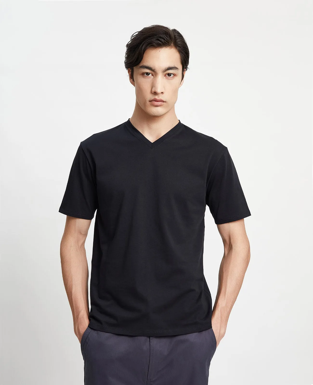 Supima V Neck Tee
