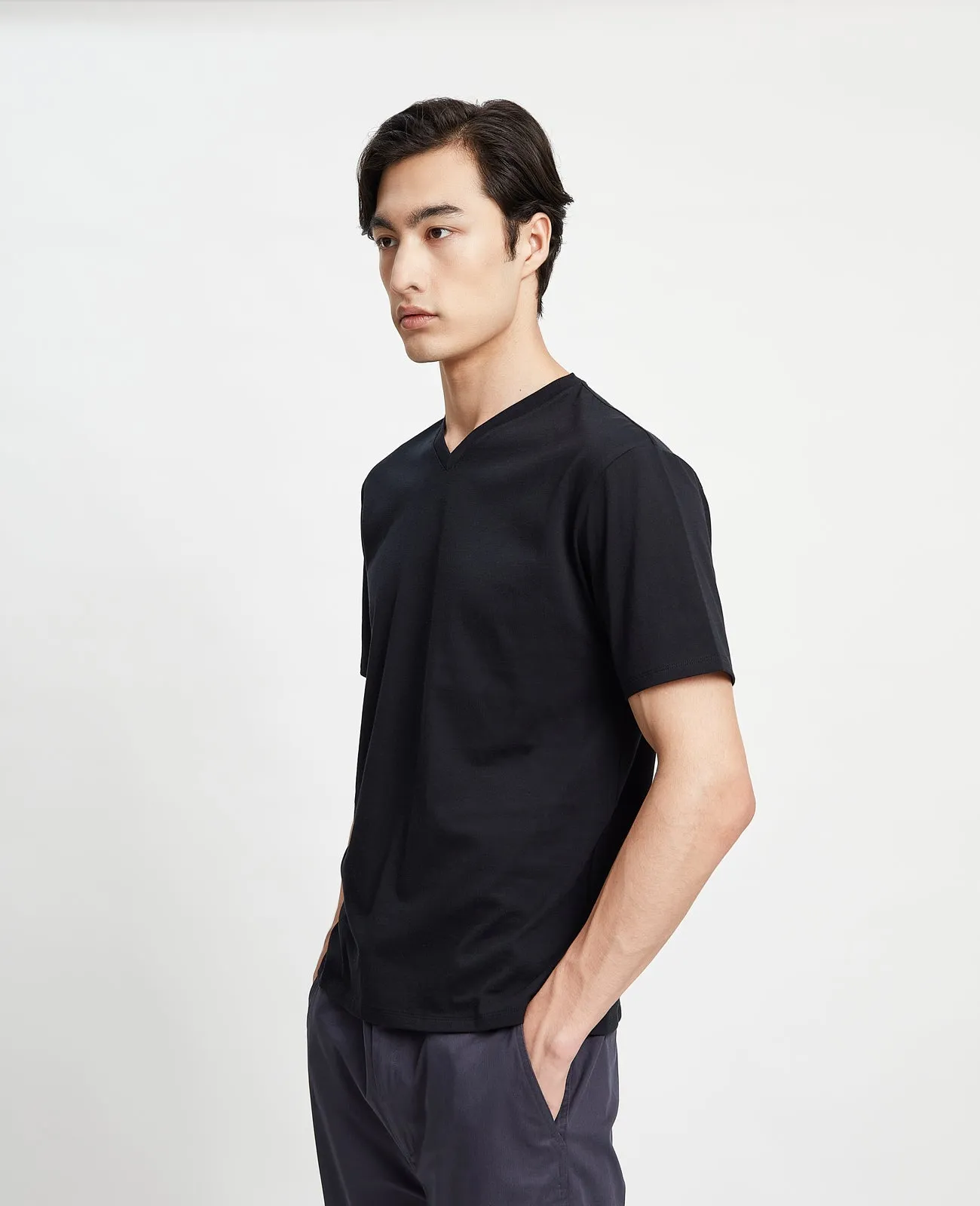 Supima V Neck Tee