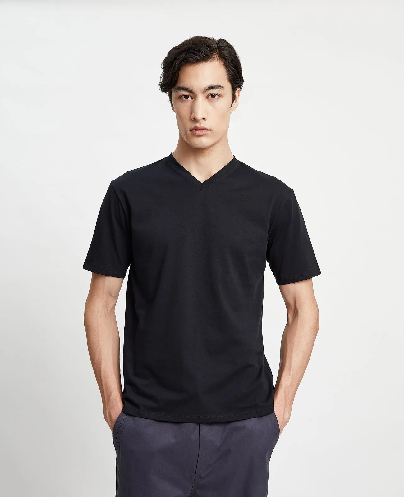 Supima V Neck Tee