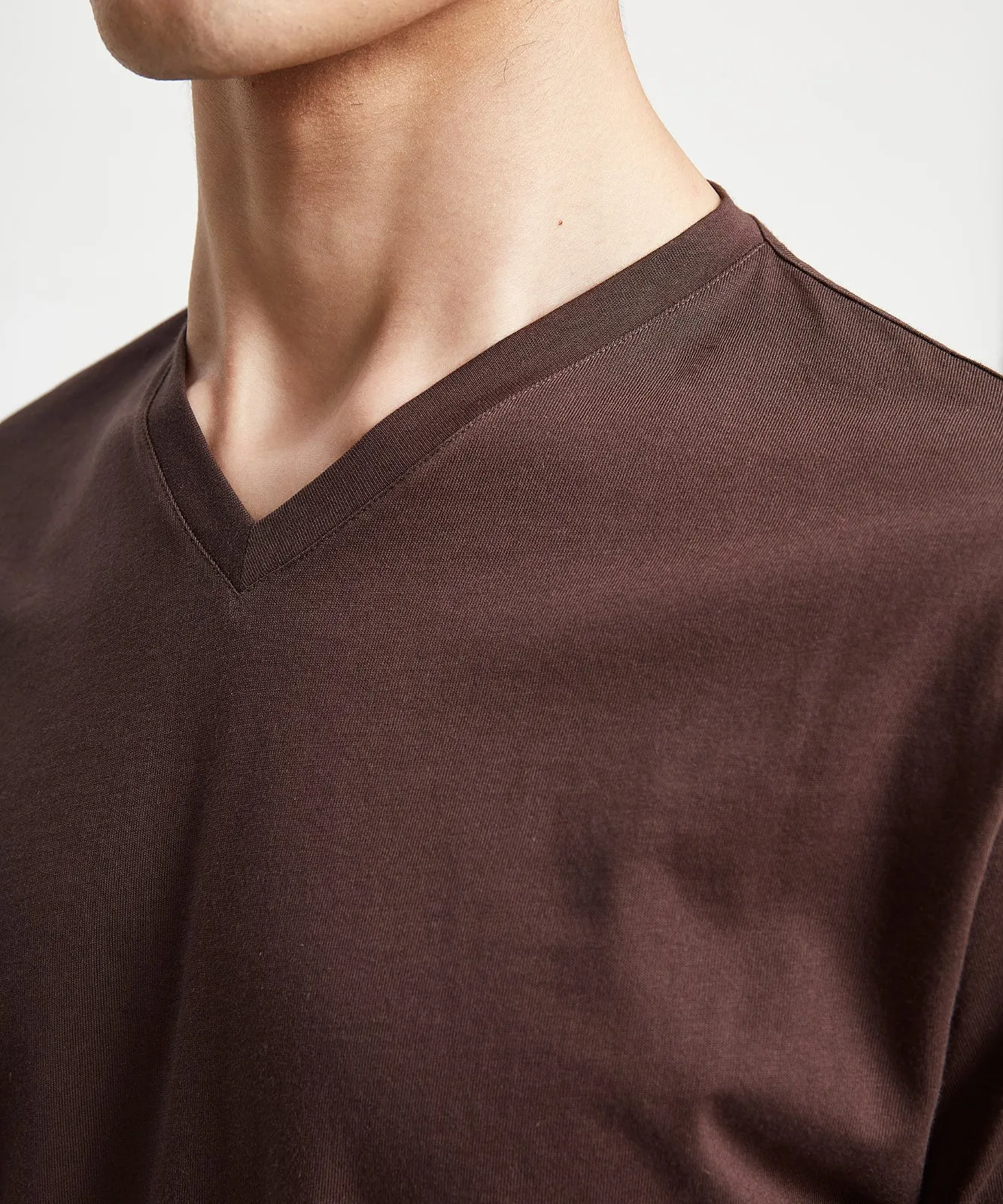 Supima V Neck Tee