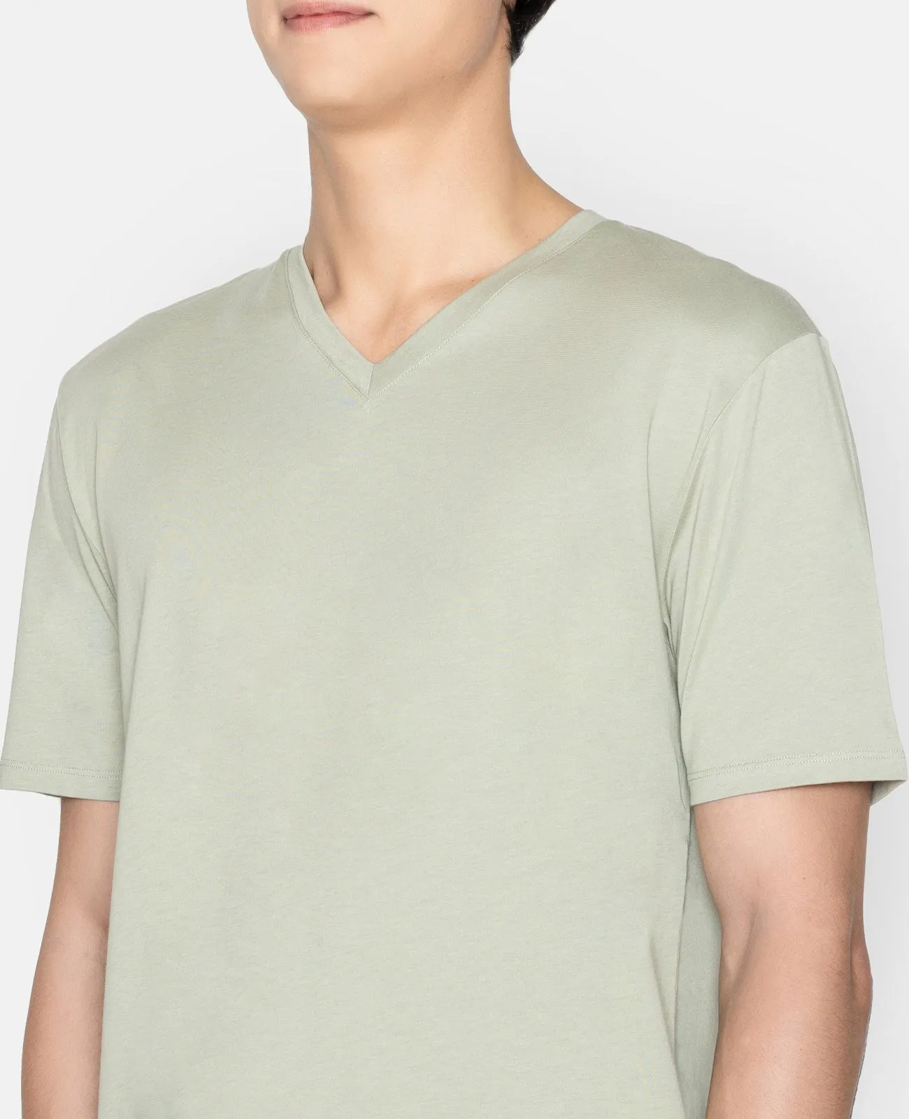 Supima V Neck Tee