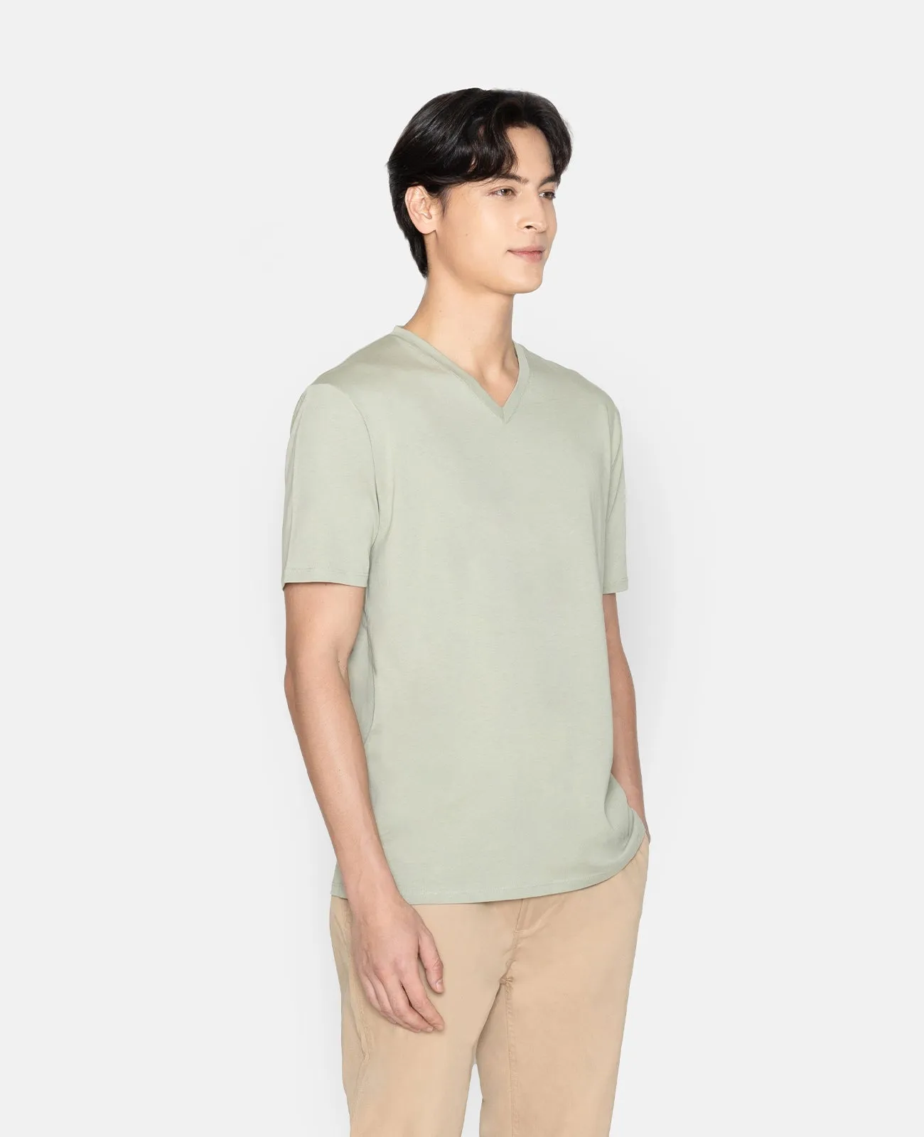 Supima V Neck Tee