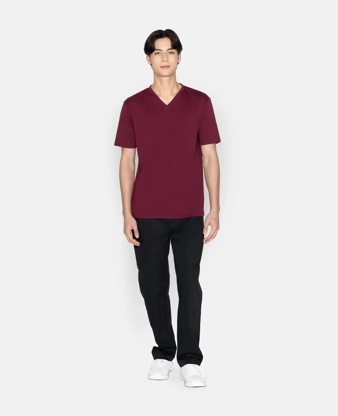Supima V Neck Tee