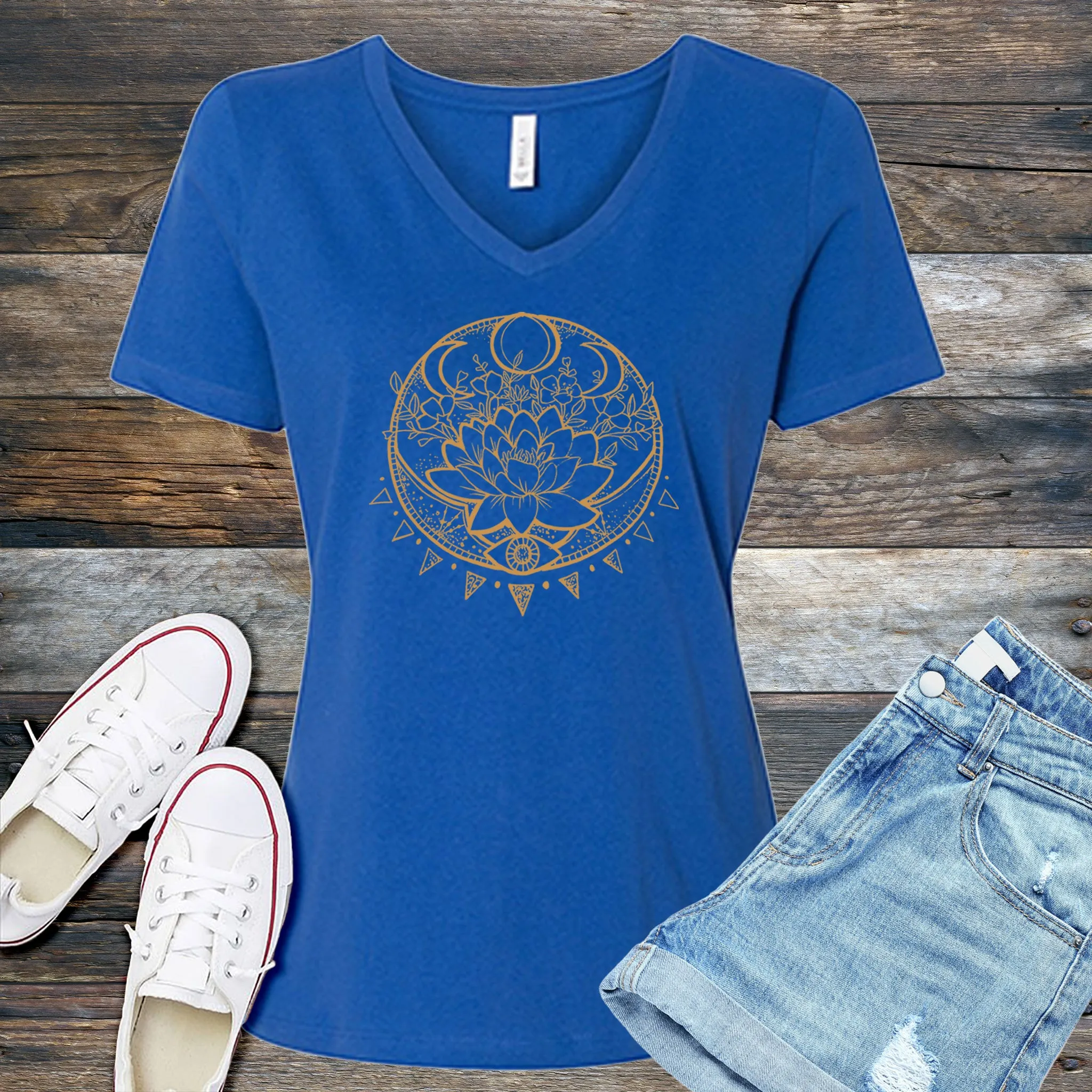 Third Eye Lotus V-Neck
