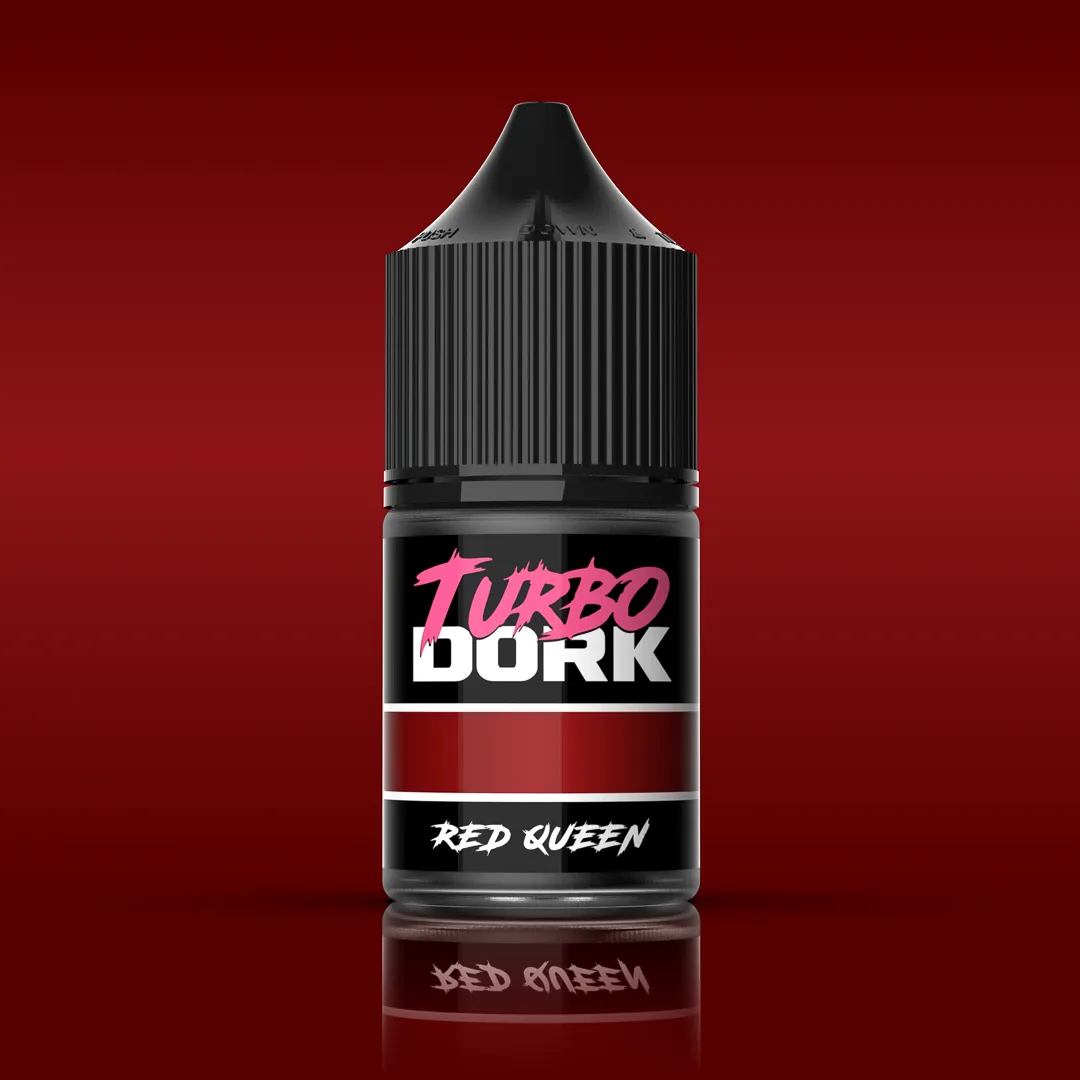 Turbo Dork: Red Queen Metallic Acrylic Paint - 22ml Bottle