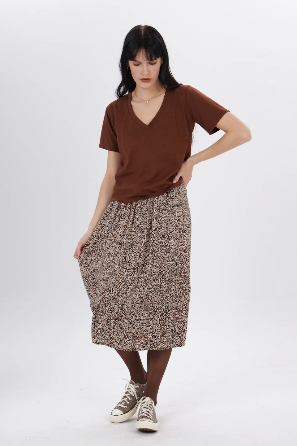 V-neck tee