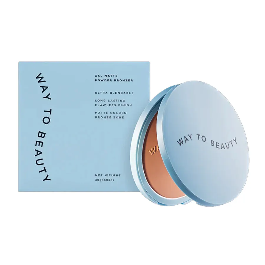 WAY to BEAUTY XXL Matte Powder Bronzer 30g